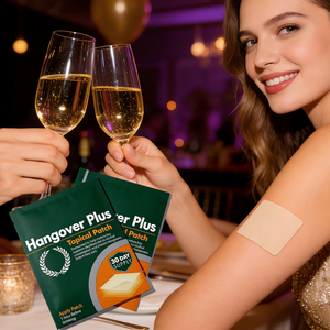 Parche de Vitaminas para la Resaca de Marca Privada, Hipoalergénico, Detox, Bienestar, Certificado, Vitamina C y B, Kit para Combatir la Resaca - Product Image 1