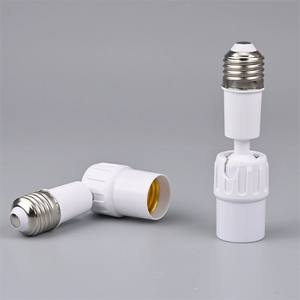 Factory Direct Sales E27 to E27 <strong>Amp</strong> Socket Adapter With Flame Retardant Plastic and Copper Fittings Converting <strong>Lamp</strong> Bases - Product Image 1