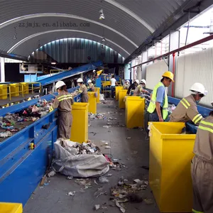 Machine de traitement des déchets ménagers Ligne de recyclage des déchets Machine de recyclage des déchets domestiques