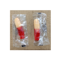Fournisseur de confiseries Vente en gros Puissant et délicieux Halloween Halal Colorful Gruesome Gummi Dents bonbons mous