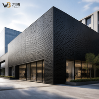 Panneau en aluminium perforé, revêtement décoratif, plaque perforée CNC, panneau de façade, écran métallique pour mur-rideau extérieur de bâtiment