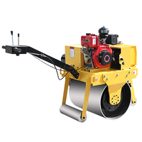Machine de terrassement, rouleau à pneus en caoutchouc de 1,5 tonne, compacteur hydraulique