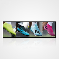 Pantalla Táctil LCD Ultra Ancha de 24 Pulgadas de Alto Contraste Personalizada con Soporte de Piso y Sistema Operativo Android para Señalización Digital en Tiendas Minoristas