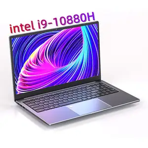 15.6 "Inci Laptop Pc In-Tell Core I9 9880H 10880H Backlit Keyboard Win 10 16GB 32 GB Gaming Bisnis Notebook Komputer Laptop