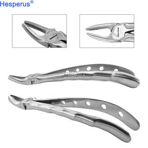 Mesin pengangkat gigi Universal, instrumen mulut baja Tungsten Universal forsep ekstraksi gigi 10 buah - Product Image 4