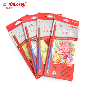 Yailong — <span class=keywords><strong>crayons</strong></span> à double pointe, <span class=keywords><strong>en</strong></span> <span class=keywords><strong>bois</strong></span> naturel, couleurs <span class=keywords><strong>de</strong></span> haute qualité, pour écoliers, <span class=keywords><strong>24</strong></span> couleurs - Product Image 1