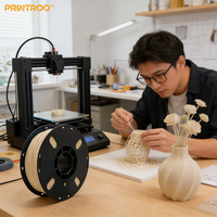 Filament PLA PRINTROO, impression facile, haute précision ±0,02 mm, couleurs vives, flux stable pour imprimante 3D de loisirs et de modélisme