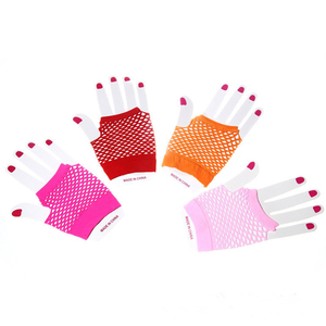 Venta al por mayor baratos <span class=keywords><strong>guantes</strong></span> de nylon nupcial boda fiesta medio dedo abierto Sexy <span class=keywords><strong>guantes</strong></span> mujer señora Fishnet <span class=keywords><strong>guantes</strong></span> <span class=keywords><strong>sin</strong></span> <span class=keywords><strong>dedos</strong></span> - Product Image 2