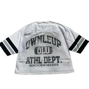 Camiseta de fútbol de Hip Hop de verano para hombre con estampado DTG personalizado, camisetas de poliéster transpirable con cuello en contraste, diseño de camiseta de fútbol <span class=keywords><strong>NFL</strong></span> - Product Image 3