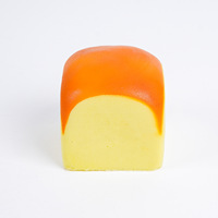 Meilleure Vente : Jouet Squishy Hawaïen en PU à Rebond Lent, Jouet Anti-Stress Réaliste en Forme de Pain, Doux et Serrable