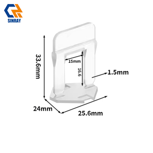 Nouveaux niveleurs de conception moderne robuste, système de nivellement des carreaux de 1,5 mm, clips, accessoires pour carrelage pour l'installation de carrelage dans les appartements - Product Image 3