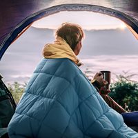 Bolsa de Almacenamiento para Ropa Individual, Tipo Manta Acolchada, Multifuncional, para Camping y Actividades al Aire Libre