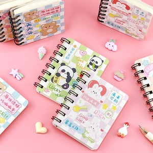 Cartoon Mini A7 Coil Notebook simpatici animali per studenti accessori per la scuola carta di indirizzo perfetta cancelleria per il ritorno a scuola per - Product Image 5
