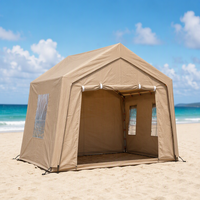Abri de voiture extérieur robuste 12x20' avec structure en acier traité thermiquement, abri de garage, abri de stationnement pour voiture, abri de stockage avec couverture en PE