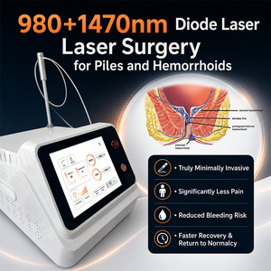 Equipo Láser Médico, Fibra Láser para Hemorroidectomía, Láser Diodo 980nm 1470nm para Proctólogos - Product Image 2