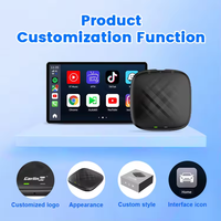 Mini boîte TV Ai Android 13, CarPlay sans fil, Android Auto sans fil, boîte vidéo intelligente pour 4G LTE 8+128G, Iphone, Youtube en voiture