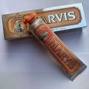 Dentifricio Italiano <span class=keywords><strong>Marvis</strong></span> Fresh Breath Gelsomino e Menta Piperita 85ml, Confezione Regalo Bianca Brillante, Tipo Manikin, Vendita all'Ingrosso - Product Image 3