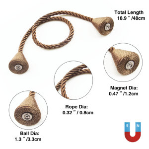 <span class=keywords><strong>2025</strong></span> nóng bán rèm từ phụ kiện tiebacks cho văn phòng nhà Rèm chủ clip - Product Image 3