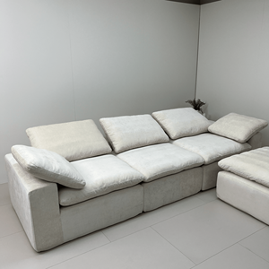 थोक कारखाने आधुनिक नवर्डिक संपीड़ित मॉड्यूलर सोफे लिविंग रूम तीन <span class=keywords><strong>3</strong></span> सीटर सफेद टेडी खाली वैक्यूम संपीड़ित सोफा - Product Image 4