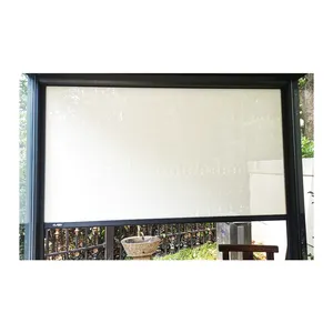 Garraf Motori zed Vertical Fabric Zip Screen Outdoor Garten Sun shade Zip Screen Jalousien