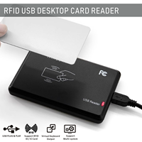 Lecteur de cartes de bureau USB 13,56 MHz pour cartes IC, encodeur de cartes, prise en charge NFC, données UID, émulation clavier, sortie, émetteur de cartes gratuit