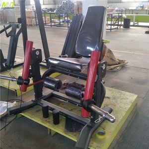 MND Fitness Leg Extension: Attrezzatura Commerciale per il Fitness, Macchina <span class=keywords><strong>Frontale</strong></span> a Carico a Piastre per l'Allenamento della Forza, Certificata FIBO Germania - Product Image 2