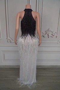 Nouvelle <span class=keywords><strong>Robe</strong></span> <span class=keywords><strong>de</strong></span> Soirée Scintillante à Gland, Fendue et Sexy, Sans Manches, Pour Vacances ou Anniversaire, Haut <span class=keywords><strong>de</strong></span> Gamme - Product Image 5