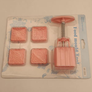 MorSun-Molde de Postre para Galletas Prensadas a Mano con Forma de Piña, Molde de Prensa de Pastelería con Diseños de Corazón - Product Image 3