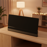 Antenne HDTV intérieure ANTOP à gain élevé pour chaînes TV gratuites 1080P/4K avec prise en charge UHF/VHF et longue portée de réception