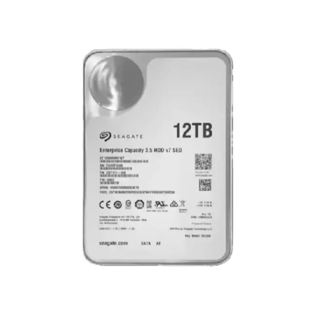 Enterprise HDD 12TB CMR 3,5 pulgadas SATA 6 Gb/s 7200 RPM Disco duro interno ST12000NM0127