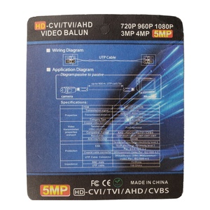 En gros date cctv AHD/CVI/TVI 1080p 5MP 8MP vidéo balun rj45 pour la <span class=keywords><strong>protection</strong></span> de la sécurité - Product Image 4