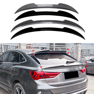 Audi Q3 F3 Sportback Rear Spoiler Blade Style Carbon Fiber Texture ABS <b>Trunk</b> Wing 2019+ - Product Image 1