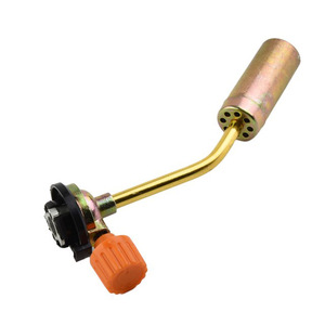 Pistolet à flamme au gaz portable en laiton, allumeur manuel pour brûler les poils de porc avec bouton orange 143580 - Product Image 5