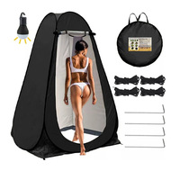 Tente de douche extérieure pliable moderne et durable, portable, pour camping, toilettes, vestiaire, bain, installation rapide, imperméable 190T