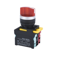 Interrupteur à bouton-poussoir momentané en plastique 10A 1NO1NC avec LED, indice de protection IP65, pour appareils ménagers et conception de produits grand public