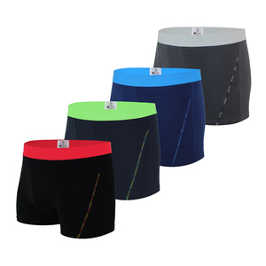 Nuova moda uomo 95% cotone Boxer slip pelle-Friendly maglia traspirante pantaloncini elasticizzati modello di stampa per l'esportazione - Product Image 1