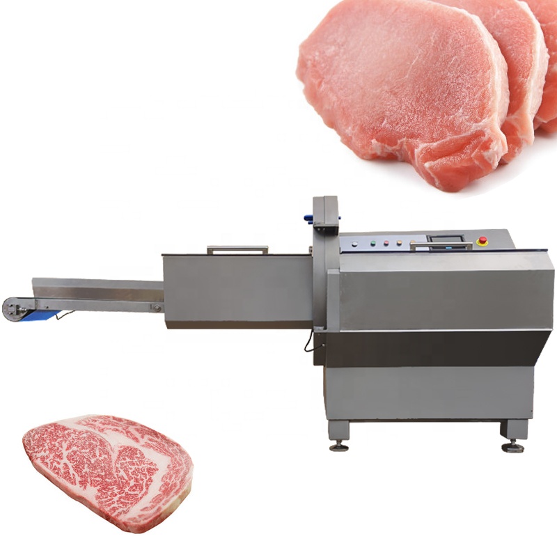 Fresh Meat And Chicken Fish Cutting Machine Automatic Meat Cutter With Conveyor Belt Buy