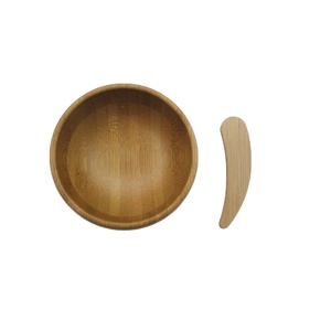Platos de Bambú para Bebés, Certificados por la FDA y LFGB, para la Cocina del Hogar, con Diseño de Caras Lindas, Naturales - Product Image 5