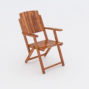 Fauteuil pliant en bois de sheesham massif, chaise pliable portable pour balcon, salon, chambre, extérieur, intérieur - Product Image 1