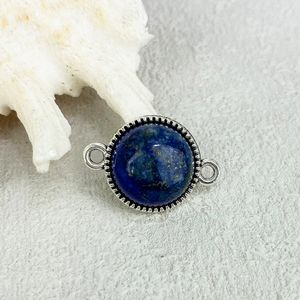 金メッキDIYクラシックスタイルジュエリー作りアクセサリー天然石ローズ石英ラブラドライトペンダントネックレスブレスレットコネクタ - Product Image 6