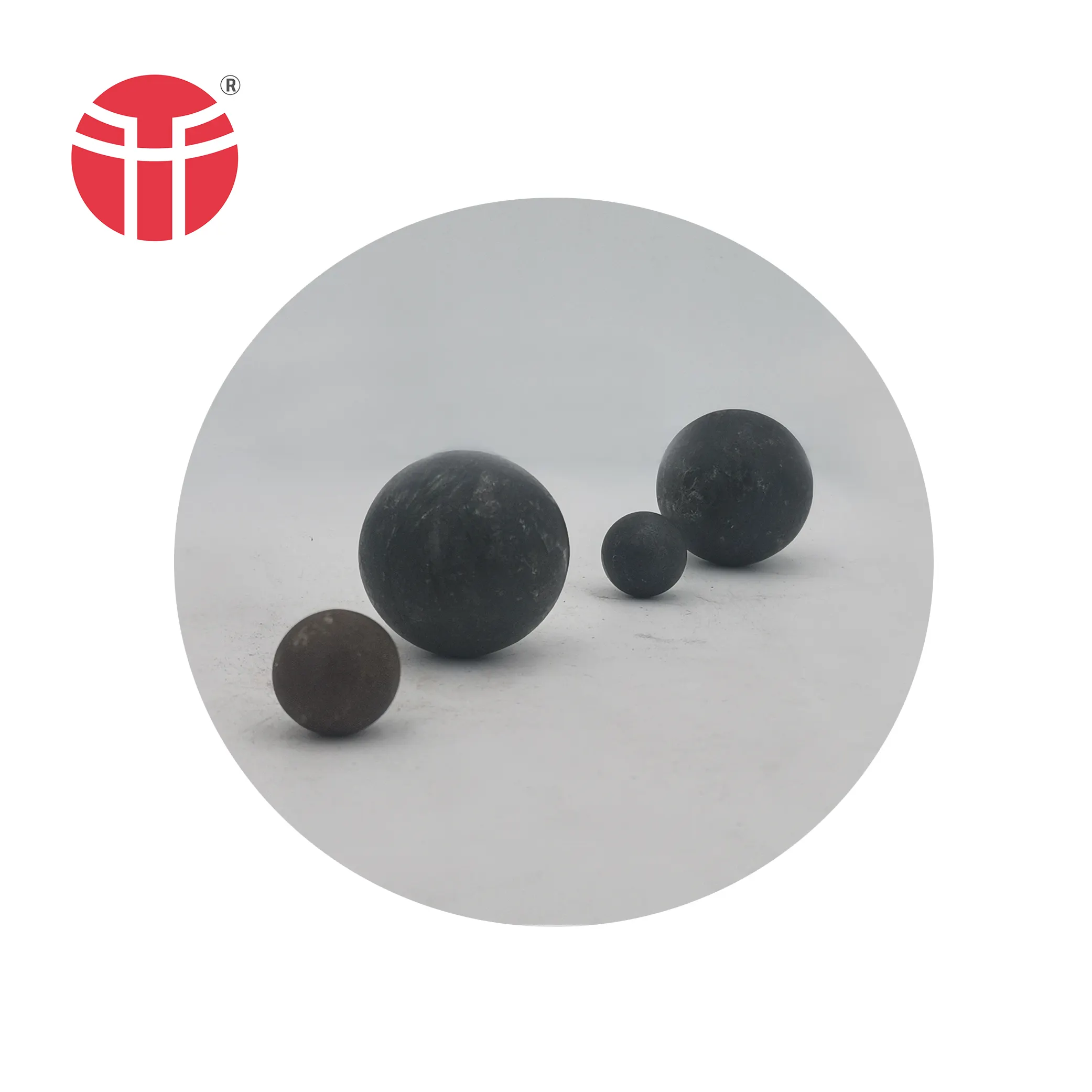 high hardness quality forged grinding media carbon steel ball for sale ball mill cement mineral with b2 b3 40Cr gcr15 65Mn 60mm