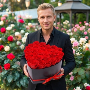 Caja <span class=keywords><strong>de</strong></span> <span class=keywords><strong>Regalo</strong></span> con Flores Preservadas en Forma <span class=keywords><strong>de</strong></span> Corazón, Rosas Eternas, 50 Rosas Naturales Decorativas Eternas <span class=keywords><strong>para</strong></span> <span class=keywords><strong>el</strong></span> Día <span class=keywords><strong>de</strong></span> <span class=keywords><strong>la</strong></span> <span class=keywords><strong>Madre</strong></span>, San Valentín - Product Image 4