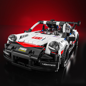 Taigole T3172 Sports Car <b>Building</b> <b>Block</b> <b>Set</b> 800+ Pieces Pullback Model For Boys Age 5-14 Years - Product Image 1
