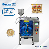 Machine d'emballage verticale automatique BOGA VFFS à prix d'usine pour l'emballage et l'étiquetage de sacs en film et en papier pour aliments, mayonnaise, confiture, sauce