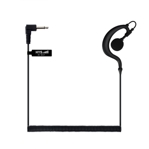 HYS auricolari a forma di G ascoltano solo cuffie con comodo altoparlante rotante regolabile, spina 3.5mm a perno singolo - Product Image 4