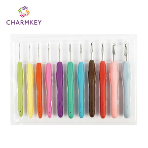 Aiguilles à Crochet en Fer à Manche Plastique Colorées pour Tricot DIY, Idéales pour le Tricot de Chandail et les Travaux d'<span class=keywords><strong>Aiguille</strong></span> en <span class=keywords><strong>Laine</strong></span> - Vente en Gros - Product Image 6
