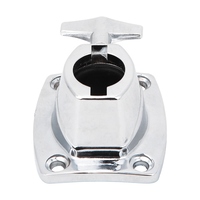 Zinc Alloy Drum Kit Holder Base Plate Cymbal Holder Clamp Percussion Instrument Parts