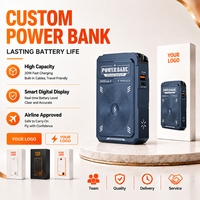 Banco de Energía Magnético de 10000mAh con Enchufe de CA, Carga Rápida Inalámbrica de 22.5W, Enchufe Multiestándar, Soporte, OEM ODM Disponible