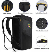 Sac de voyage personnalisé pour équipement de gymnastique sportive avec sangles à compartiment pour chaussures, parfait pour les entraîneurs d'équipe, idéal pour le football, le baseball