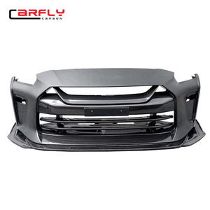 Paraurti anteriore top secret in fibra di carbonio completamente aggiornato per bodykit <span class=keywords><strong>NISSAN</strong></span> GTR R35 2008-2023 - Product Image 5